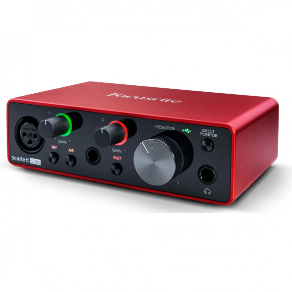 Внешняя звуковая карта FOCUSRITE Scarlett Solo 3rd Gen в Новокузнецке