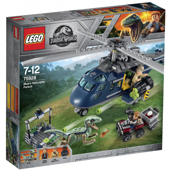 Конструктор LEGO Jurassic World 75928 Погоня за Блю на вертолёте  в Новокузнецке