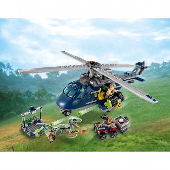 Конструктор LEGO Jurassic World 75928 Погоня за Блю на вертолёте  в Новокузнецке