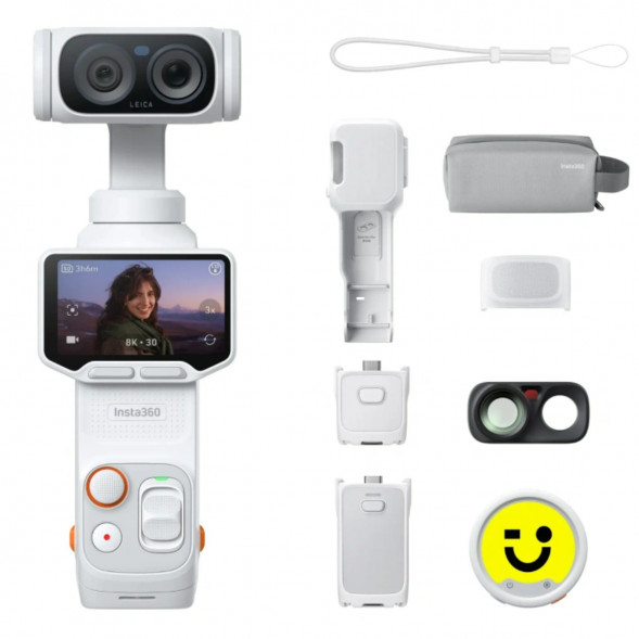 Экшн-камера Insta360 Luna Ultra Creator Bundle, White в Новокузнецке