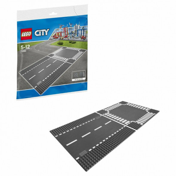 Конструктор LEGO City 7280 Прямая дорога и перекрёсток в Новокузнецке