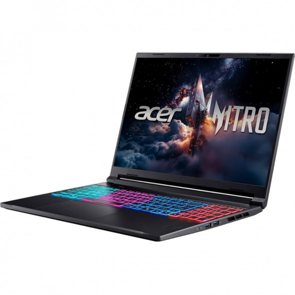 Ноутбук Acer Nitro V 16S ANV16S-71-71MF (16&amp;quot;, IPS, Intel Core 7 240H 2.5ГГц, 10 ядер, 16Гб DDR5, 1Тб SSD, RTX 5060 8Гб, Windows 11 Pro), черный в Новокузнецке