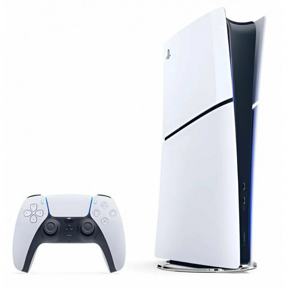 Игровая приставка Sony PlayStation 5 Slim 825 ГБ без дисковода, белый в Новокузнецке