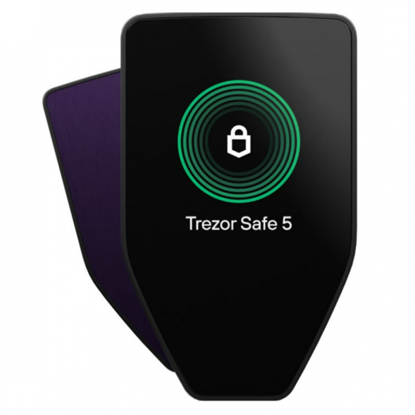 Аппаратный криптокошелек Trezor Safe 5, Violet Ore в Новокузнецке