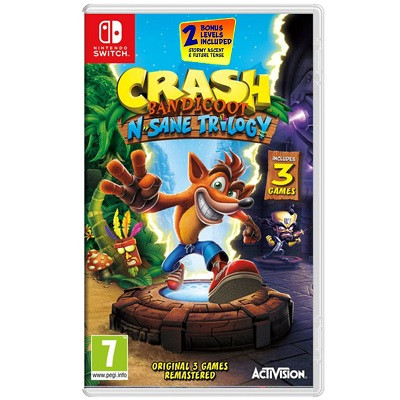 Игра Crash Bandicoot N-Sane Trilogy для (Switch, английский язык) в Новокузнецке