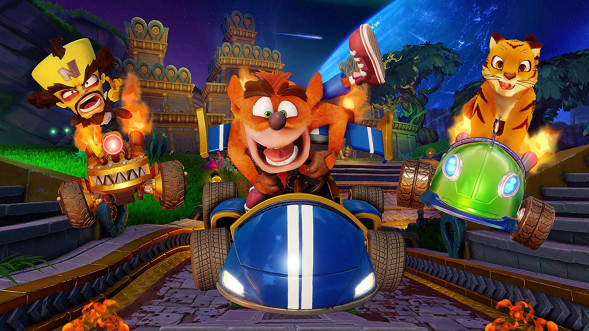 Игра Crash Team Racing Nitro-Fueled для Nintendo Switch, картридж в Новокузнецке