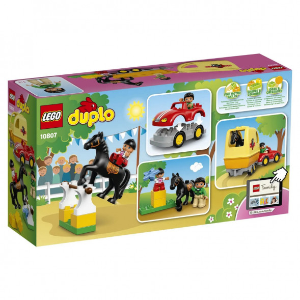 Конструктор LEGO DUPLO Town 10807 Трейлер для лошадок в Новокузнецке