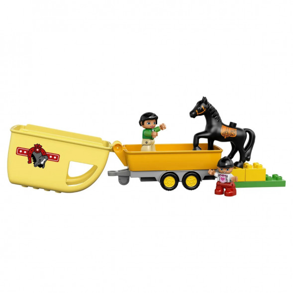 Конструктор LEGO DUPLO Town 10807 Трейлер для лошадок в Новокузнецке