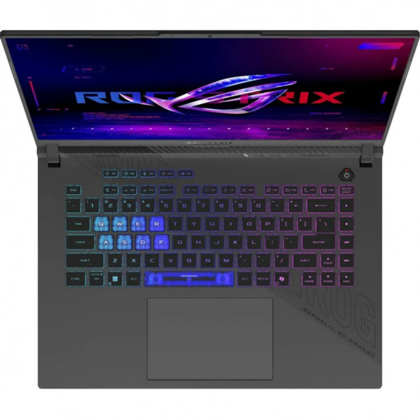 Ноутбук ASUS ROG Strix G16 G614PR-RV090 (16&amp;quot;, IPS, AMD Ryzen 9 8940HX 2.4ГГц, 16 ядер, 32ГБ DDR5, 1ТБ SSD, 	 NVIDIA GeForce RTX 5070 Ti - 12 ГБ, TGP 140Вт, без ОС), серый в Новокузнецке