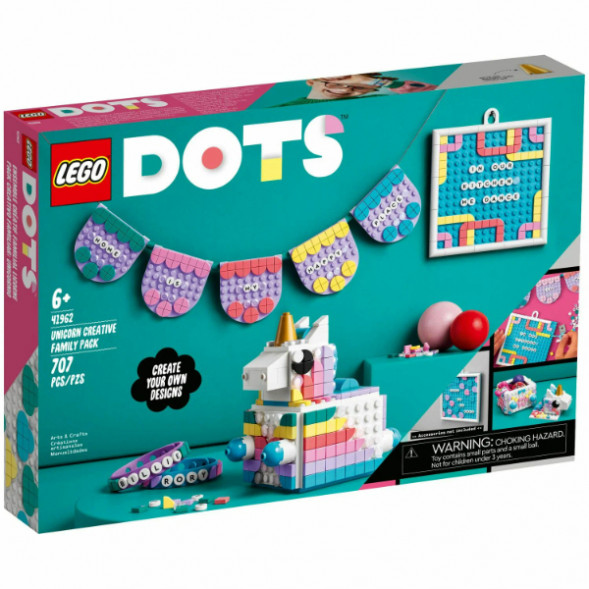 Конструктор LEGO DOTS 41962 Творческий семейный набор «Единорог» в Новокузнецке