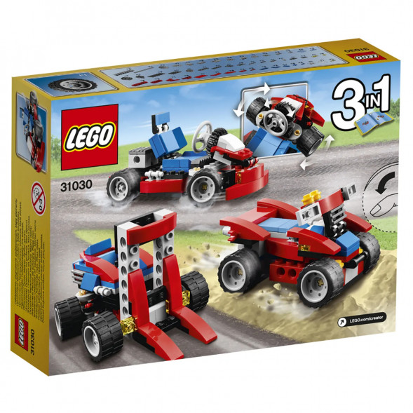 Конструктор LEGO Creator 31030 Красный гоночный карт в Новокузнецке