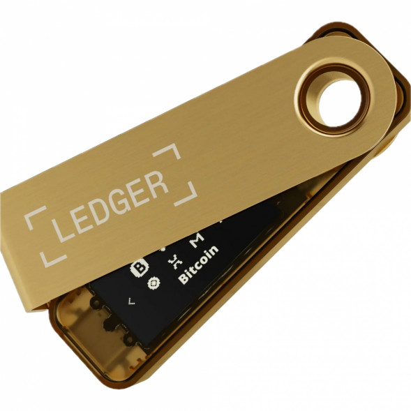 Криптокошелек Ledger Nano S Plus 1 шт., золотой в Новокузнецке