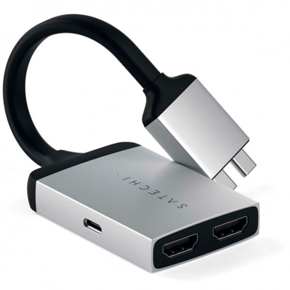 Адаптер Satechi USB-C Dual 4K HDMI Adapter (2xHDMI, USB Type-C) в Новокузнецке