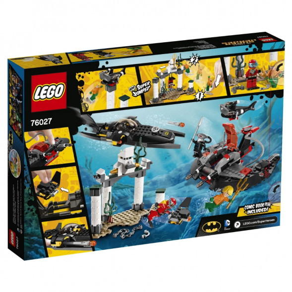 Конструктор LEGO Super Heroes 76027 Глубоководная атака Черного Манта в Новокузнецке