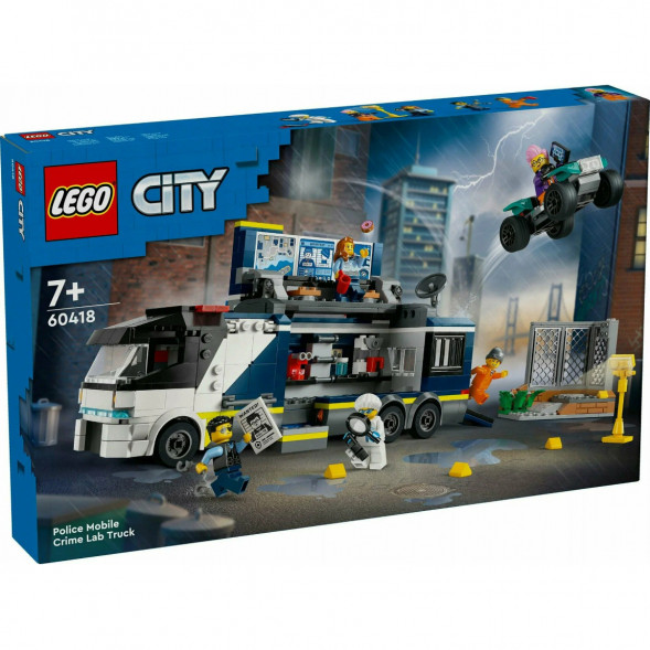 Конструктор LEGO City 60418 Полицейский грузовик криминалистической лаборатории в Новокузнецке