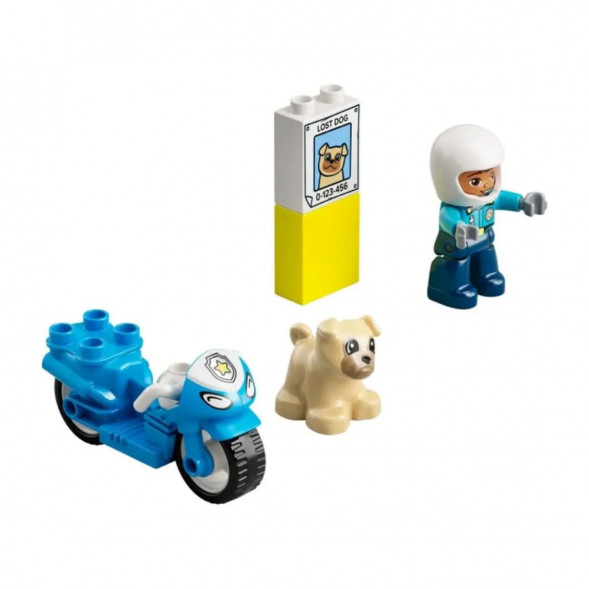 Конструктор LEGO DUPLO 10967 Полицейский мотоцикл в Новокузнецке