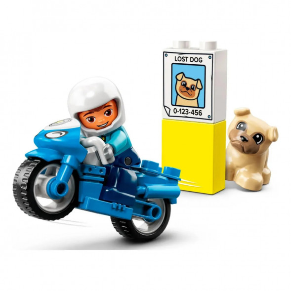 Конструктор LEGO DUPLO 10967 Полицейский мотоцикл в Новокузнецке