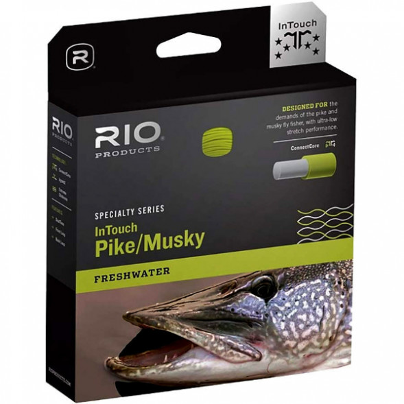 Леска RIO InTouch Pike/Musky WF8F/I, Gray/Yellow в Новокузнецке