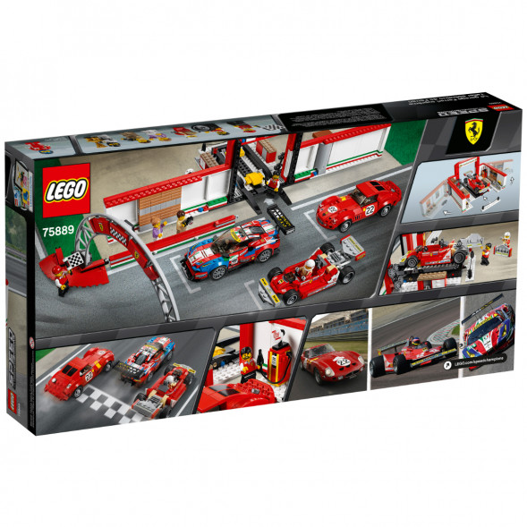 Конструктор LEGO Speed Champions 75889 Гараж Ferrari в Новокузнецке