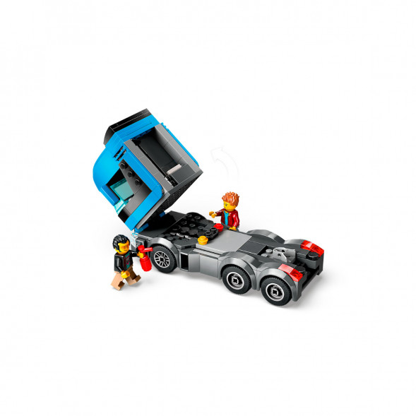Конструктор LEGO City 60408 Грузовик-автовоз со спортивными автомобилями в Новокузнецке