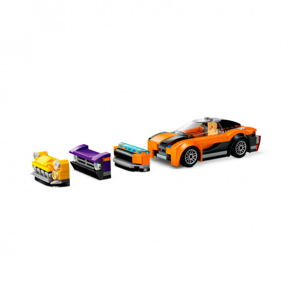 Конструктор LEGO City 60408 Грузовик-автовоз со спортивными автомобилями в Новокузнецке