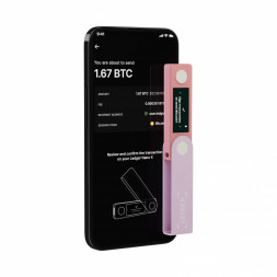 Аппаратный криптокошелек Ledger Nano X, Pastel Pink