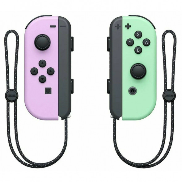 Геймпад Nintendo Switch Joy-Con controllers Duo, пастельный пурпурный / пастельный зеленый в Новокузнецке