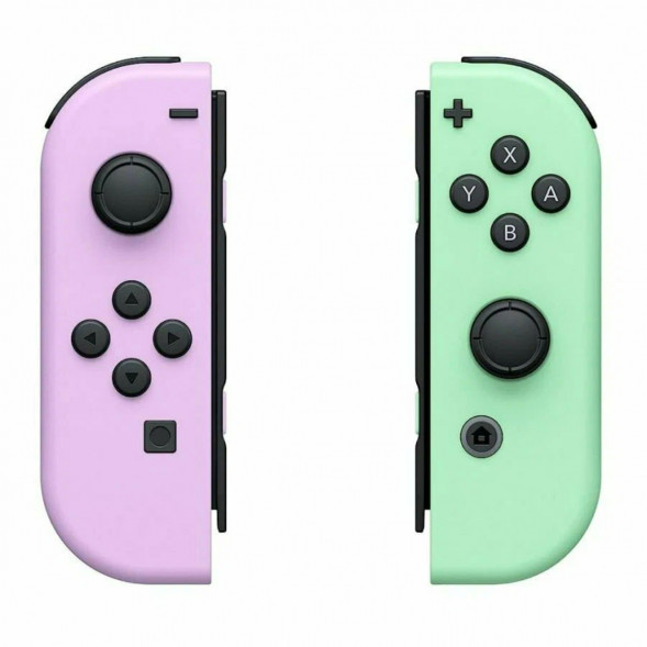 Геймпад Nintendo Switch Joy-Con controllers Duo, пастельный пурпурный / пастельный зеленый в Новокузнецке
