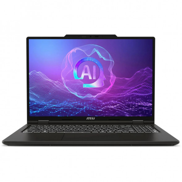Ноутбук MSI VenturePro 16 AI A2HVEG-033XRU (16&amp;quot;, OLED, Intel Core Ultra 7 255H 2ГГц, 16 ядер, 16ГБ DDR5, 1ТБ SSD, NVIDIA GeForce RTX 4050 - 6 ГБ, FreeDOS), серый в Новокузнецке