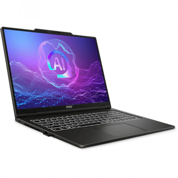 Ноутбук MSI VenturePro 16 AI A2HVEG-033XRU (16&amp;quot;, OLED, Intel Core Ultra 7 255H 2ГГц, 16 ядер, 16ГБ DDR5, 1ТБ SSD, NVIDIA GeForce RTX 4050 - 6 ГБ, FreeDOS), серый в Новокузнецке