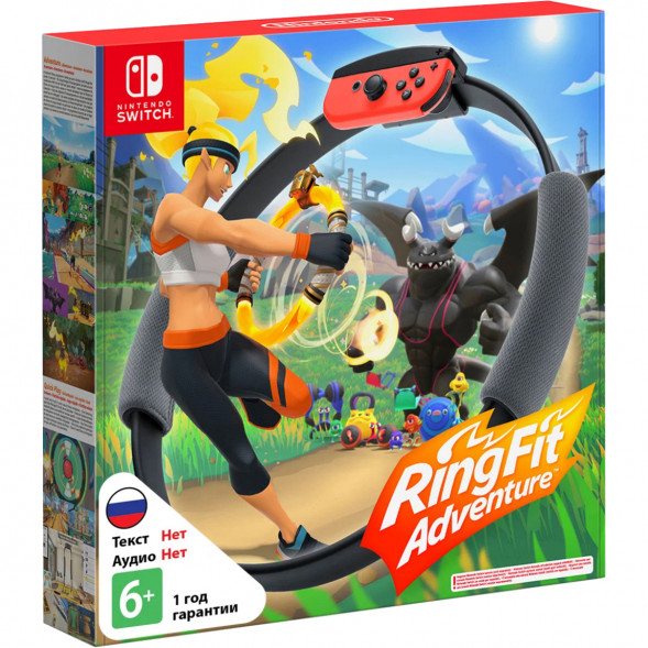 Ring Fit Adventure (Игра + контроллер Ring-Con + ремень на ногу Belt) [Nintendo Switch, английская версия] в Новокузнецке