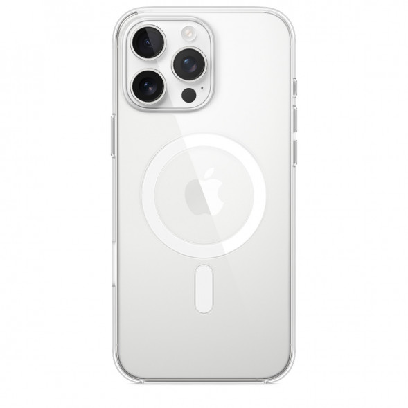 Чехол Apple Clear Case with MagSafe для iPhone 16 Pro Max, прозрачный (MA7F4ZM/A) в Новокузнецке