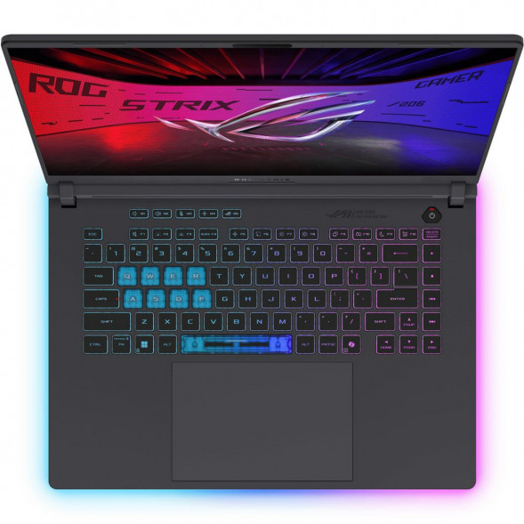 Ноутбук игровой ASUS ROG Strix G16 G615JMR-TS415 (16&amp;quot;, IPS, Intel Core i7-14650HX 2.2ГГц, 16-ядерный, 16ГБ DDR5, 512 ГБ SSD, NVIDIA GeForce RTX 5060 - 8 ГБ, без ОС), серый в Новокузнецке