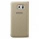 Чехол для Samsung Galaxy S6 S-View Cover (EF-CG920BFE), Gold в Новокузнецке
