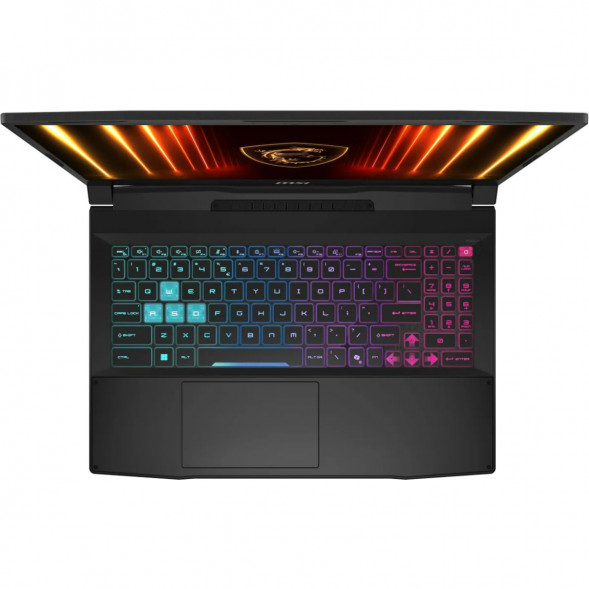 Ноутбук MSI Katana 15 HX B14WFK-1065XRU (15.6&amp;quot;, IPS, Intel Core i5 14450HX 2.4ГГц, 10 ядер, 16ГБ DDR5, 512ГБ SSD, NVIDIA GeForce RTX 5060 - 8 ГБ, FreeDOS), черный в Новокузнецке