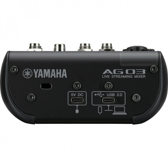 Микшер для стриминга Yamaha AG03MK2 LSPK Live Stream Black с аксессуарами в Новокузнецке