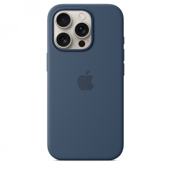 Чехол Apple iPhone 16 Pro Silicone Case with MagSafe, Denim (MYYK3ZM/A) в Новокузнецке