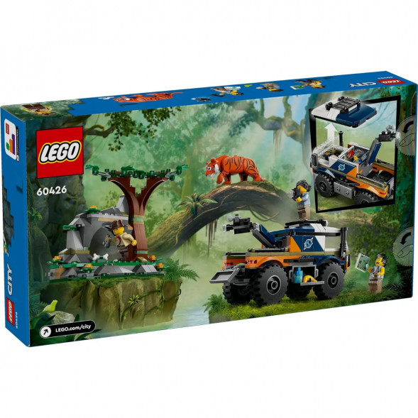Конструктор LEGO City 60426 Внедорожный грузовик Исследователь джунглей в Новокузнецке