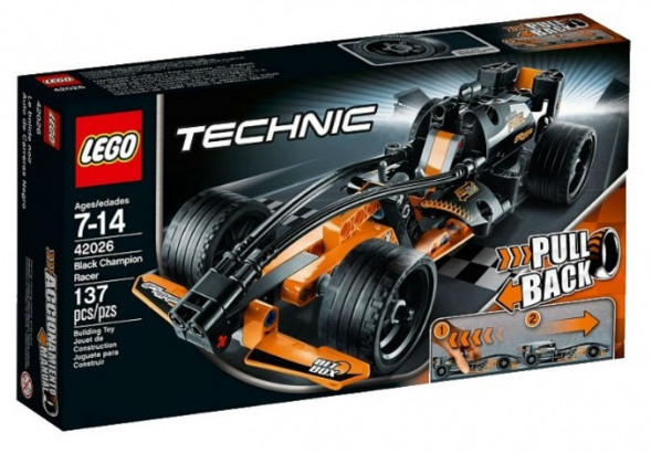 Конструктор LEGO Technic 42026 Чёрный гоночный автомобиль в Новокузнецке