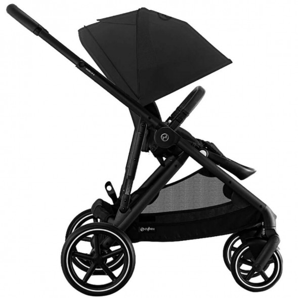 Детская коляска Cybex Gazelle S BLK Moon Black с корзиной и дождевиком в Новокузнецке