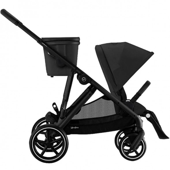 Детская коляска Cybex Gazelle S BLK Moon Black с корзиной и дождевиком в Новокузнецке