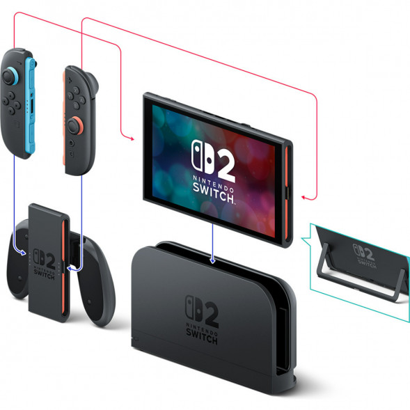 Игровая приставка Nintendo Switch 2, черный в Новокузнецке