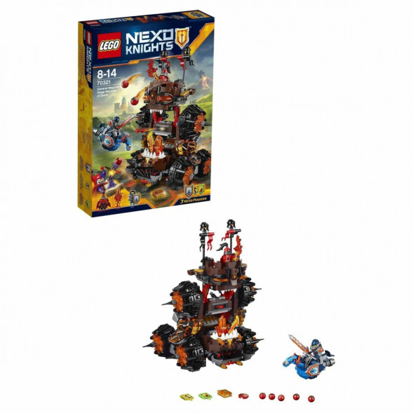 Конструктор LEGO Nexo Knights 70321 Роковое наступление Генерала Магмара в Новокузнецке