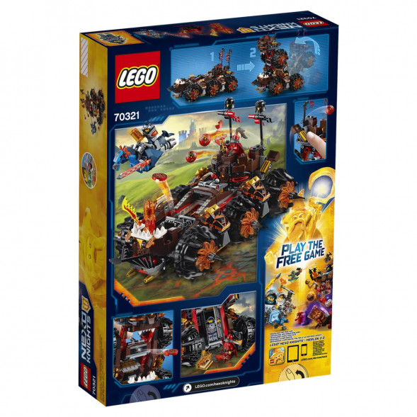 Конструктор LEGO Nexo Knights 70321 Роковое наступление Генерала Магмара в Новокузнецке