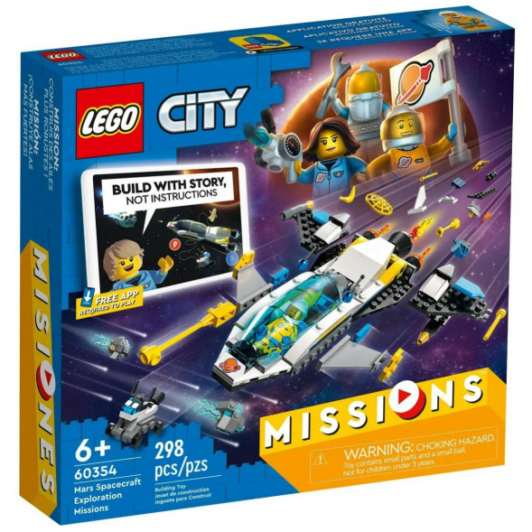 Конструктор LEGO City 60354 Космическая миссия для исследования Марса в Новокузнецке