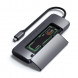 Док-станция Satechi USB-C Hybrid Multiport Adapter (with SSD Enclosure M.2 SATA, 2xUSB 3.1, USB Type-C, HDMI), Серый ST-UCHSEM в Новокузнецке