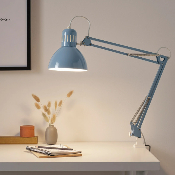 Лампа рабочая IKEA TERTIAL, голубой в Новокузнецке