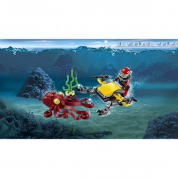 Конструктор LEGO City Deep Sea Explorers 60090 Глубоководный скутер