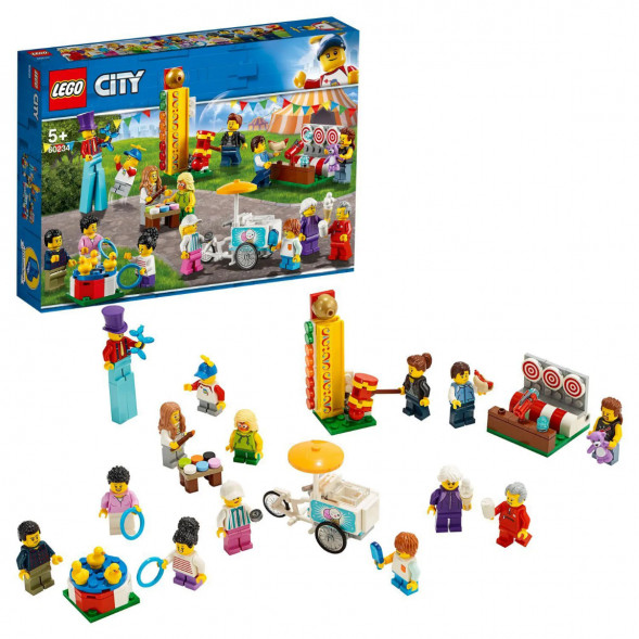 Конструктор LEGO City Town 60234 Комплект минифигурок Весёлая ярмарка в Новокузнецке