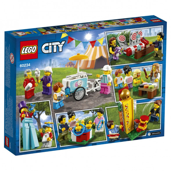 Конструктор LEGO City Town 60234 Комплект минифигурок Весёлая ярмарка в Новокузнецке